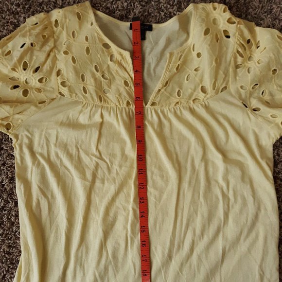Ann Taylor Factory Size S Yellow NWOT - Picture 3 of 8